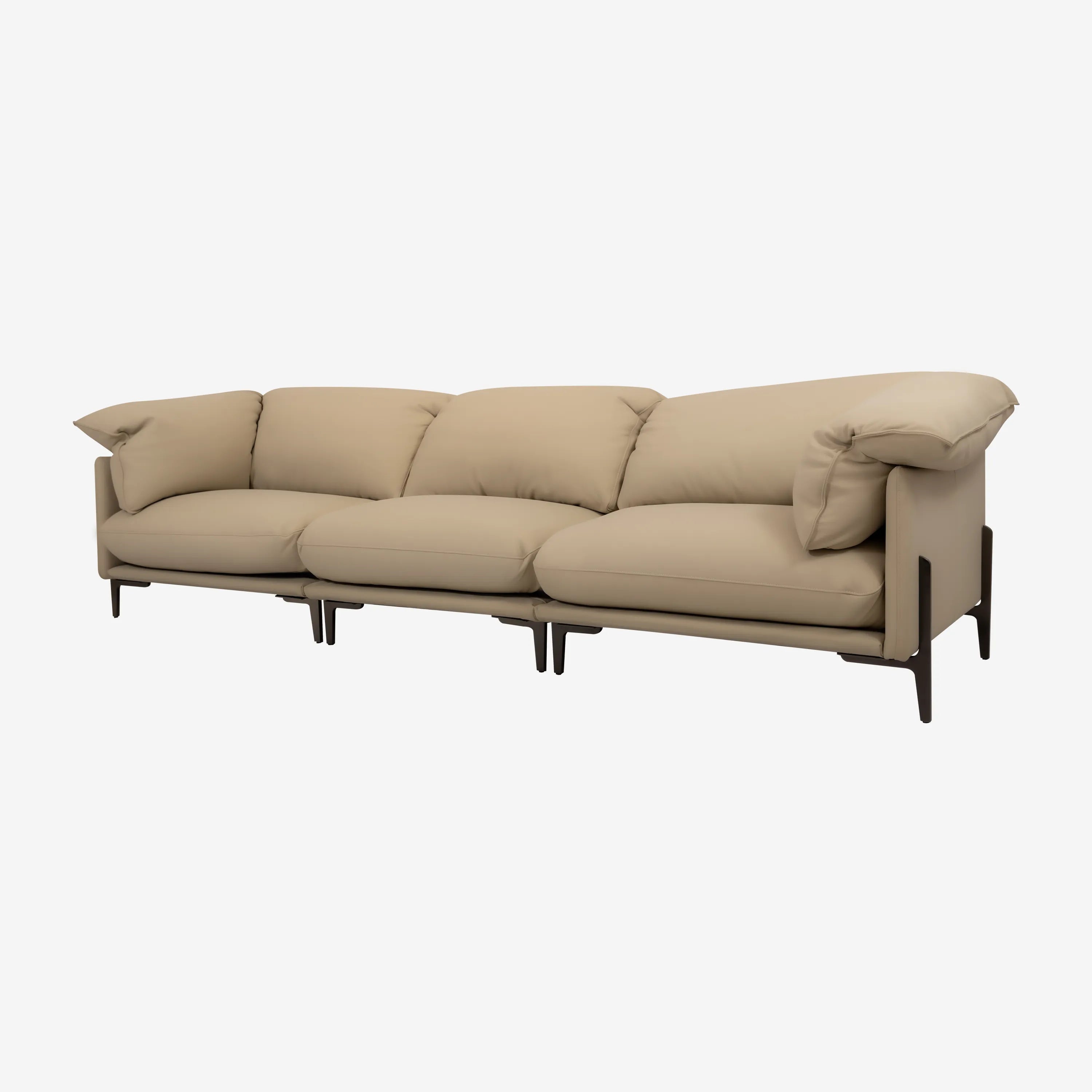 Rocco Leather Sofa 4 Seater